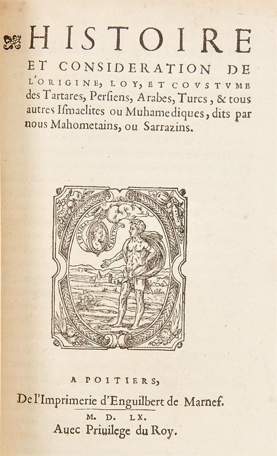 Rare 16th century book Postel s 136b1d