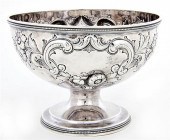 Charleston coin silver footed bowl Hayden