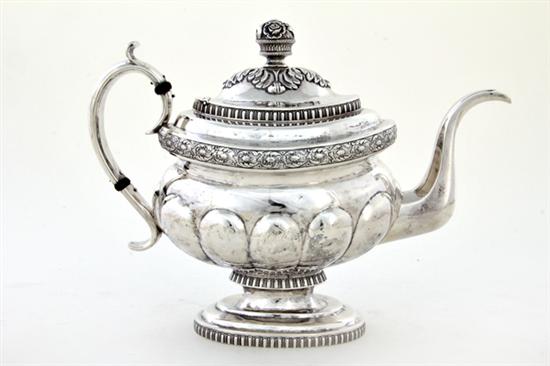 Rare American coin silver teapot