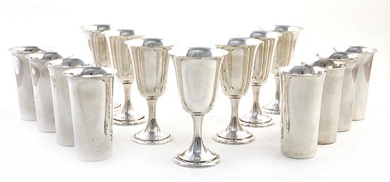 American sterling goblets and tumblers 136cb5