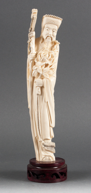 Chinese carved ivory immortal figure 136e77