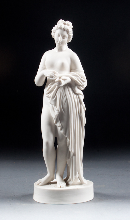 Victorian parian figure of Pandora 136e8d