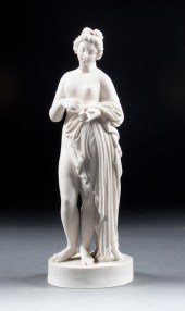 Victorian parian figure of Pandora second