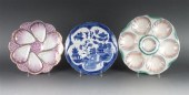 Group of assorted oyster plates 137070