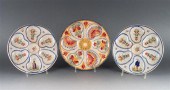 Henriot Quimper faience oyster plate