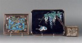 Japanese cloisonne enamel vanity tray