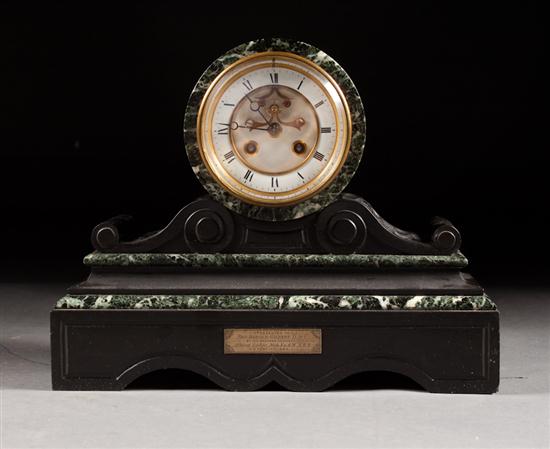 French marble mantel clock fourth 139a38
