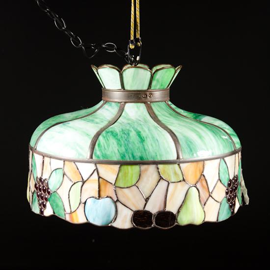 Tiffany style leaded slag glass