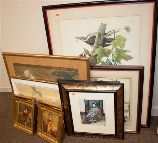 Three framed ornithological prints 139d72