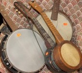 Two banjos and two banjo ukuleles Estimate