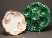 Continental majolica oyster plate 13a041