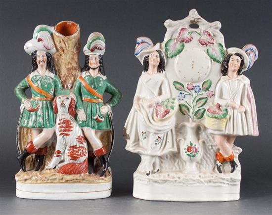 Staffordshire painted earthenware figural