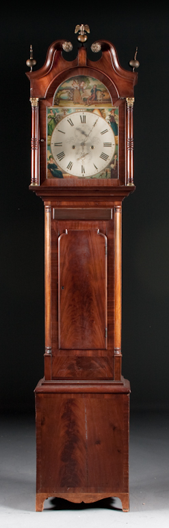 George III Scottish mahogany tall-case clock