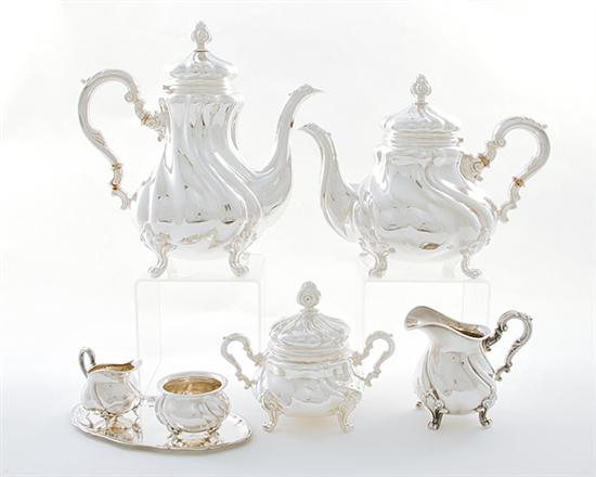 German silver tea and coffee service 13a6c3