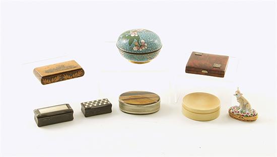 Collection miniature boxes 19th 20th 13a72a