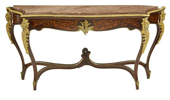 Louis XV style bronze mounted inlaid 13a74e