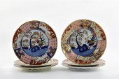 Early English Imari porcelain plates