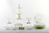 American glass table articles 19th century