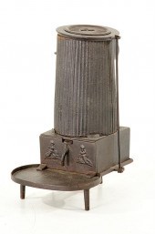 Small cast-iron parlor stove possibly