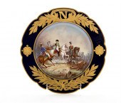 Sevres porcelain Napoleonic plate late