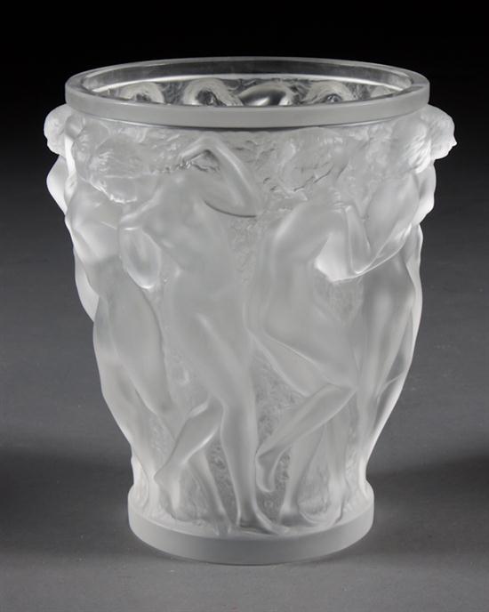 Lalique frosted glass ''Bacchante''