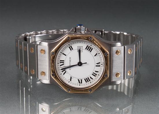 Cartier Santos stainless steel 13ad15