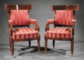 A Fine Pair of American Classical Carved