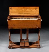 Oak portable pump organ Estey Organ