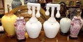 Two pairs of Chinese Export style ceramic