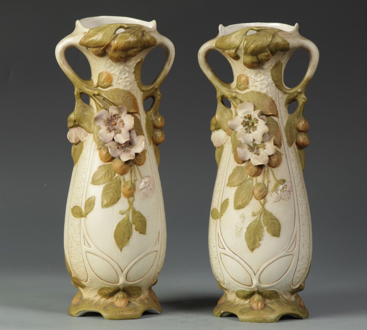 Pair of Royal Dux Vases 585 Pair 138933