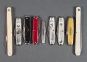Nine folding pocket knives with 138d88
