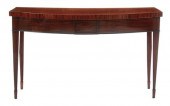 George III inlaid mahogany bowfront 138eab
