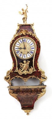 Louis XV style boulle bracket clock