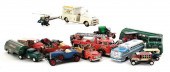 Collection of vintage toy cars and trucks