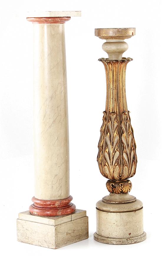 Italian carved and painted pedestals 1393b0