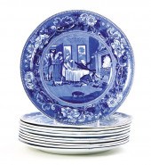 Clews blue and white transferware 1393e3