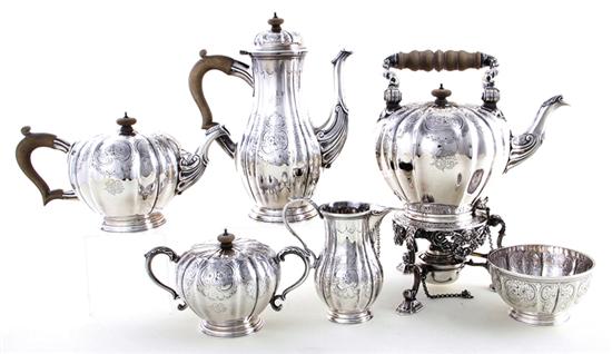Edwardian sterling tea and coffee 13948f