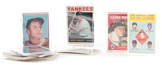 Collection Mickey Mantle ungraded 139589