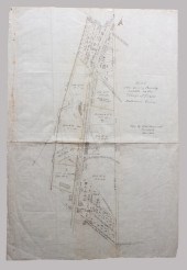 [Map] Hand-drawn plat of Texas Baltimore