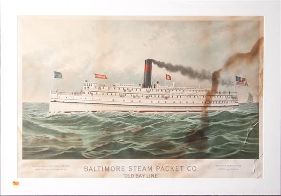 [Chesapeake Bay Steamships] A. Hoen & Co.