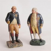 PAIR OF GEORGE III PAINTED COMPOSITION 13cbf1