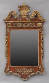 GEORGE II STYLE WALNUT AND PARCEL GILT 13cce4