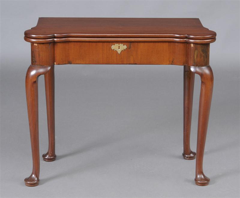 QUEEN ANNE MAHOGANY GAMES TABLE 13cce0