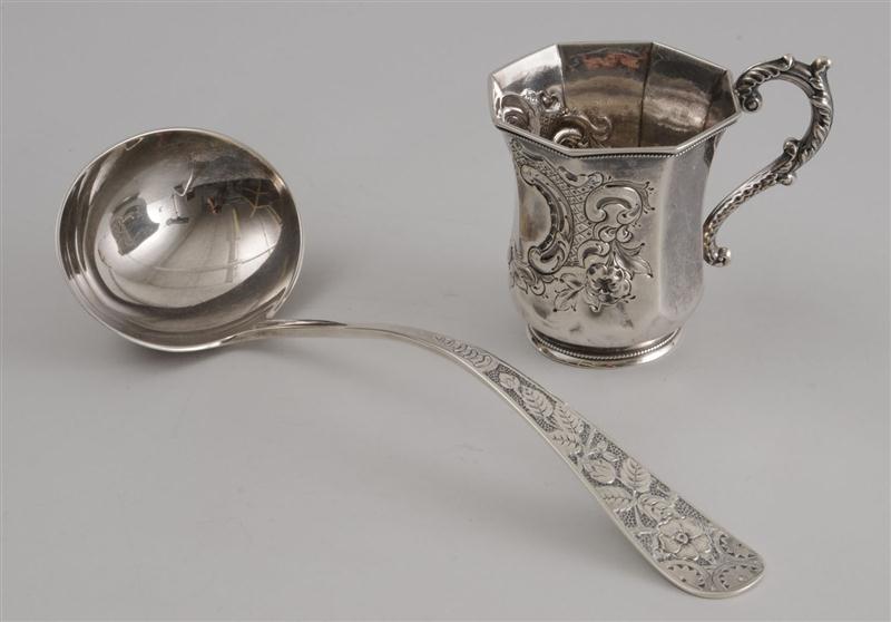 AMERICAN SILVER PUNCH LADLE AND 13cda1