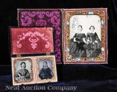 [Cased Images] a group of seven ambrotypes