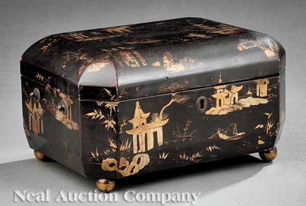 A Chinese Gilt Decorated Black 13d5ec