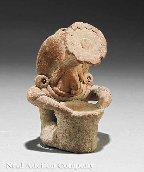 A Colima Pottery Figure of a Male 13af30