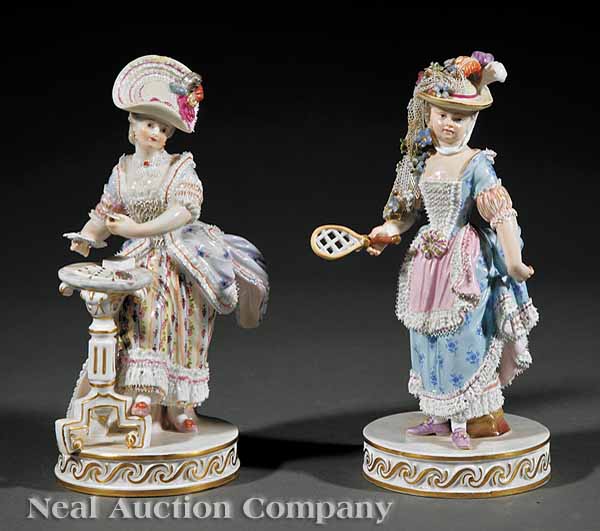 Two Small Meissen Porcelain Figures 13afa1