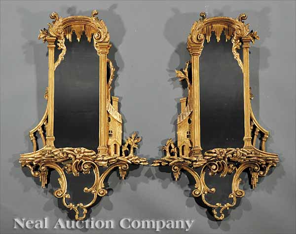 A Pair of Italian Rococo Carved 13b341