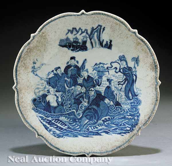 An English Blue and White Transfer Decorated 13b3b4